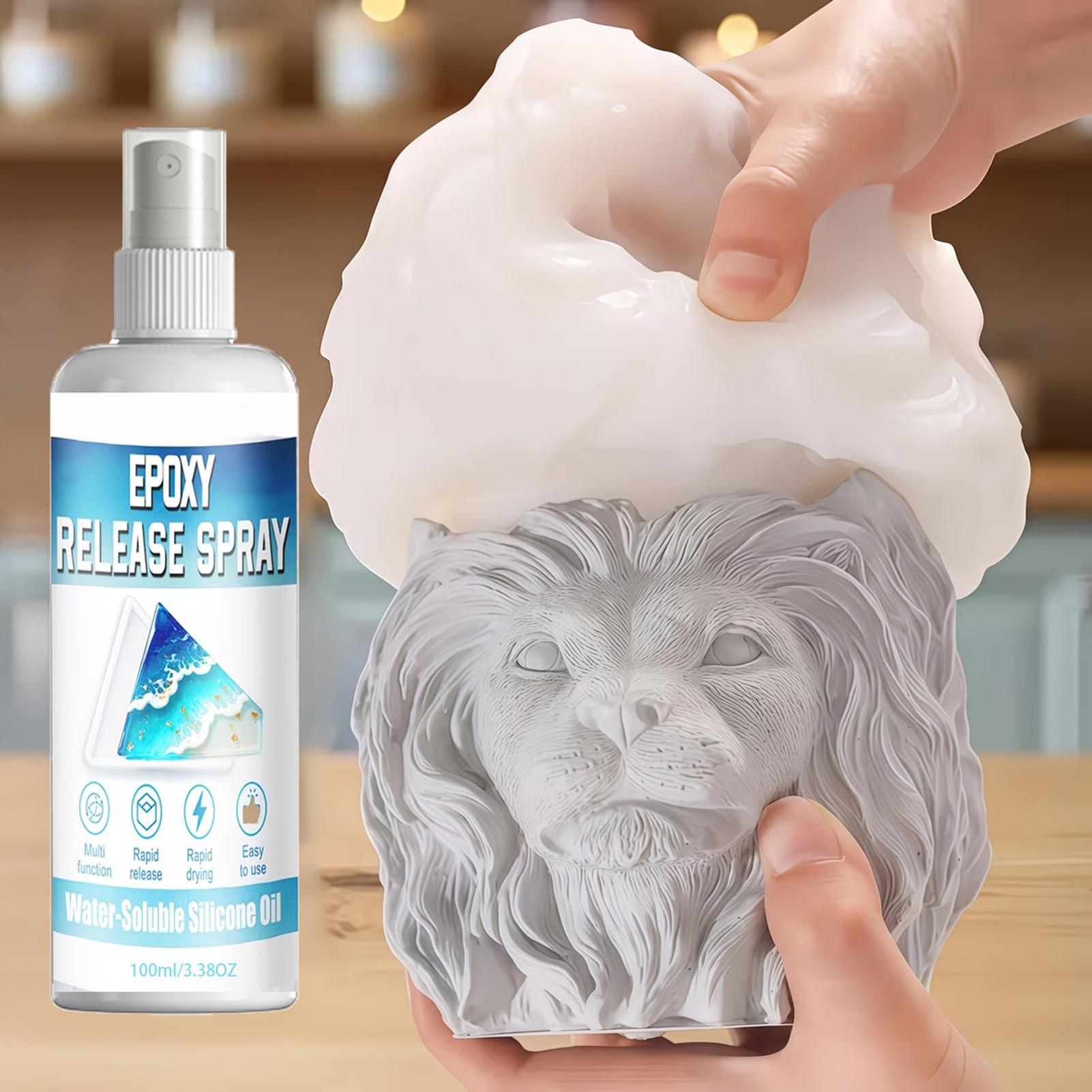 Resin Art Accessories - Spray de démoulage silicone, spray de