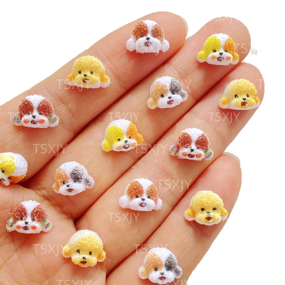 Resin Art Design For Wedding - 50 pièces de mini-breloques en résine