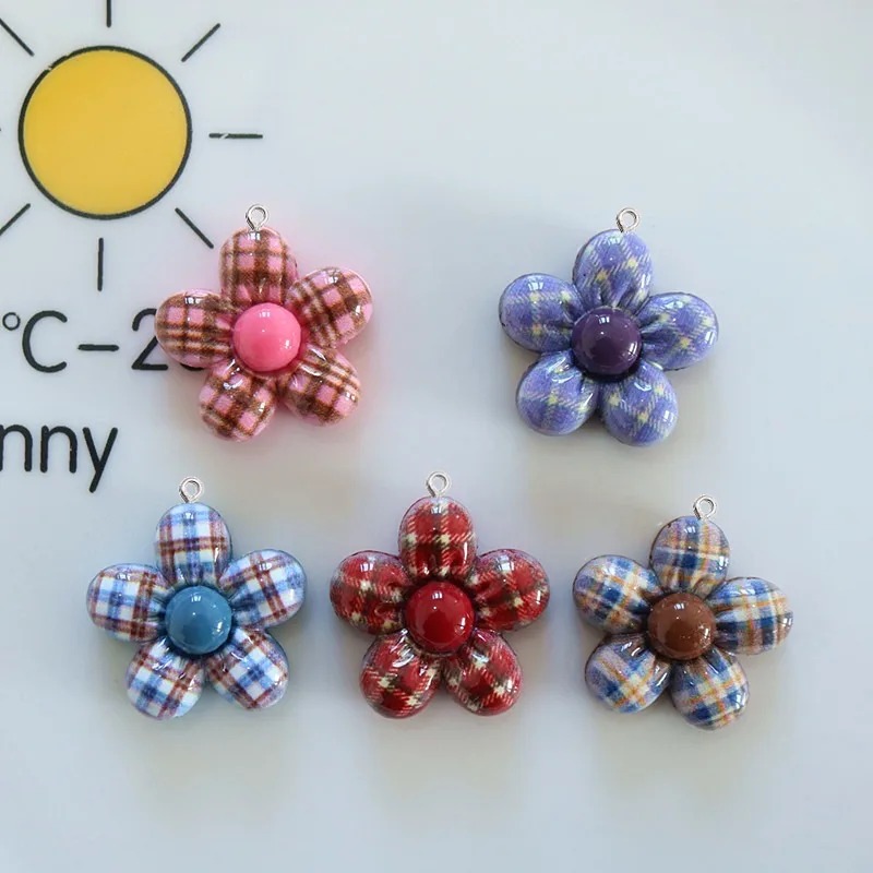 Resin Art Accessories - 10 Pendentifs en résine planaire motif