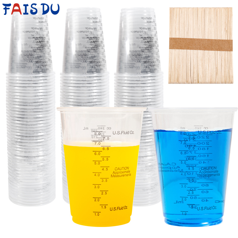 Resin Mixing Cup - FAIS DU 20,50,80,100 et 200pcs 8