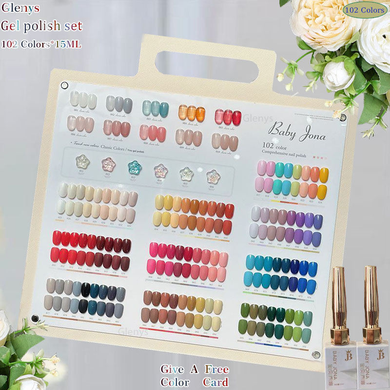 Resin Art Learning - Glenys 102 couleurs vernis à ongles