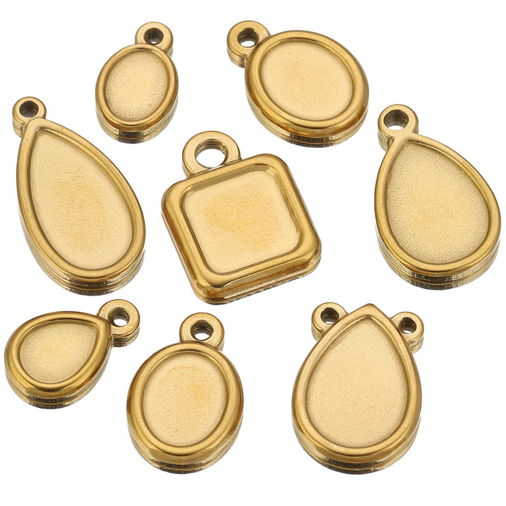 Resin Art Kits For Adults - 5 pièces de supports de pendentifs