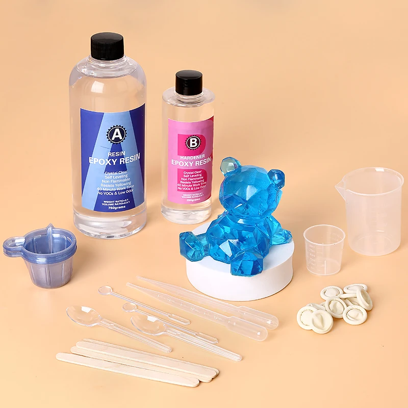 Resin Mixing Cup - Kit de résine époxy transparente, mélange