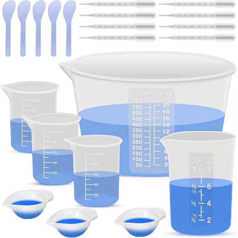 Resin Mixing Cup - Gobelets de mélange en silicone pour