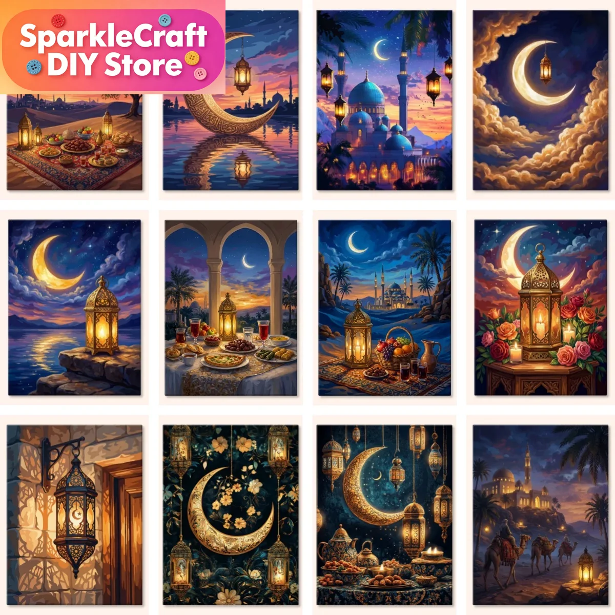 Resin Art Learning - 1 pièce Peinture diamant 5D sans
