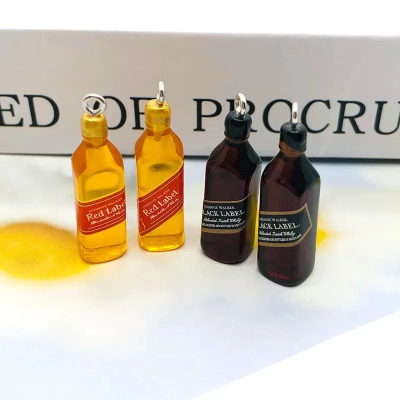 Resin Art Kits For Adults - 10 Breloques Mini Bouteilles de Vin