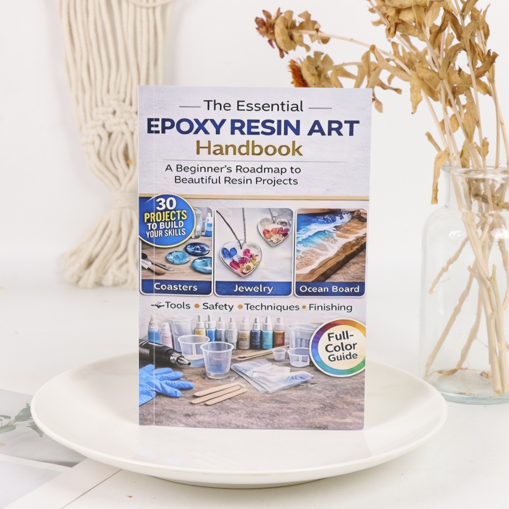 Resin Art Learning - Livre d'artisanat en résine époxy pour