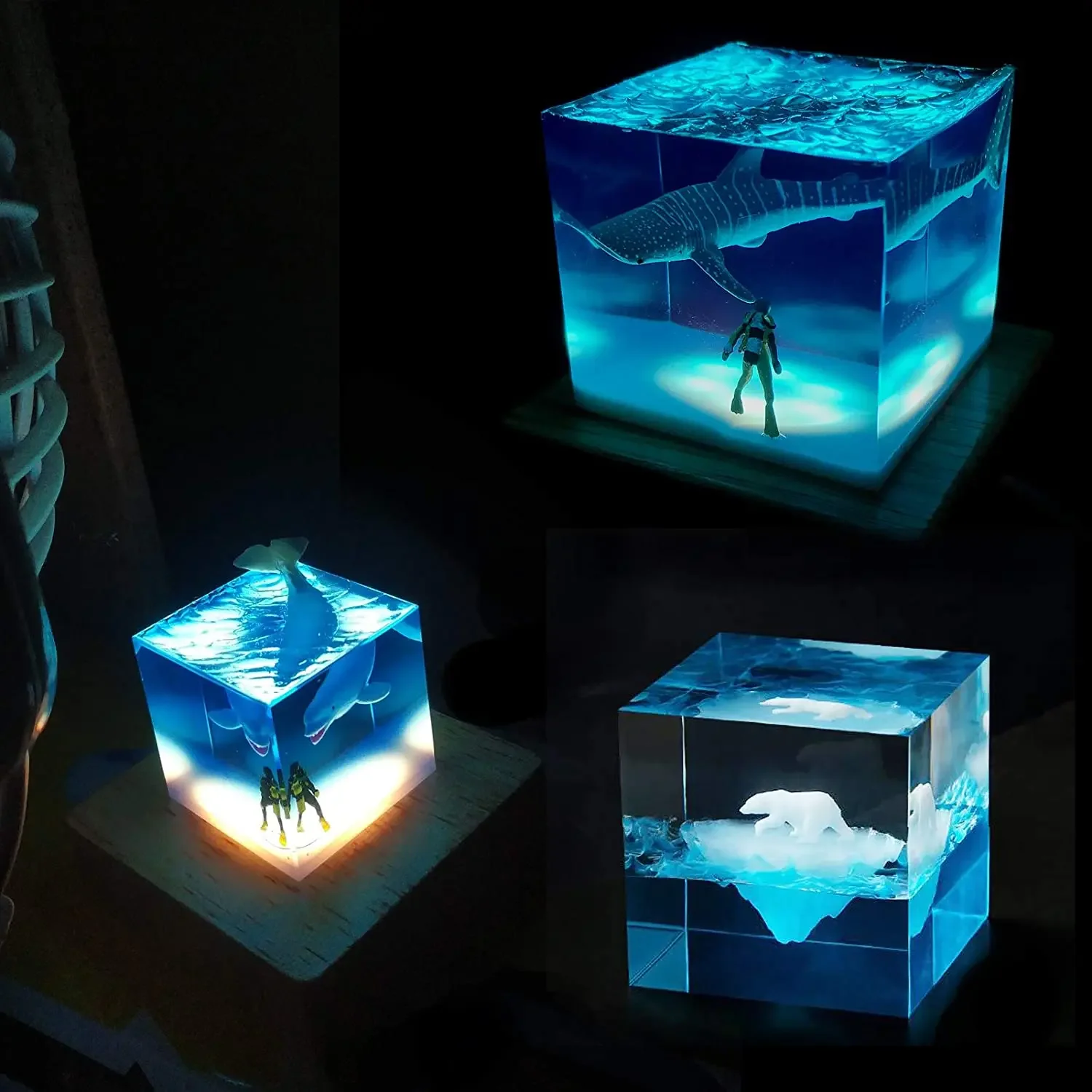 Moule en résine légère carrée, - Resin Art Lamp avis et prix