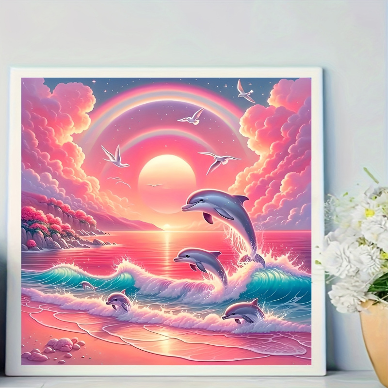Kit de peinture au diamant, mo - Resin Art Canvas avis et prix
