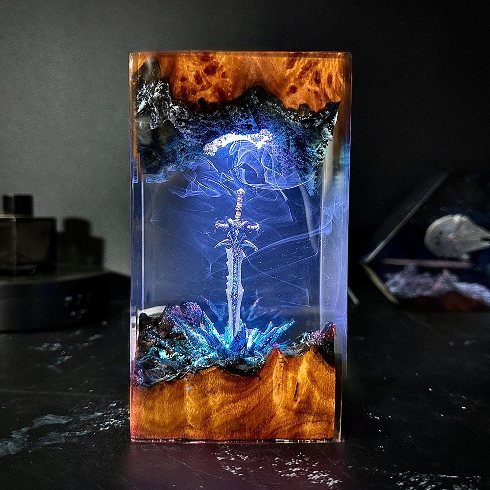 Série magique en bois massif,  - Resin Art Design For Wedding avis et prix