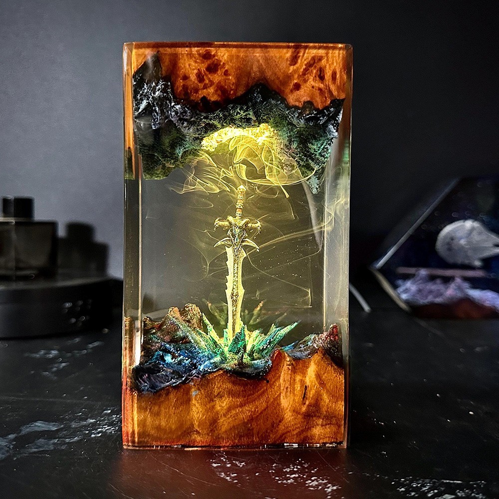 Série magique en bois massif,  - Resin Art Design For Wedding avis et prix