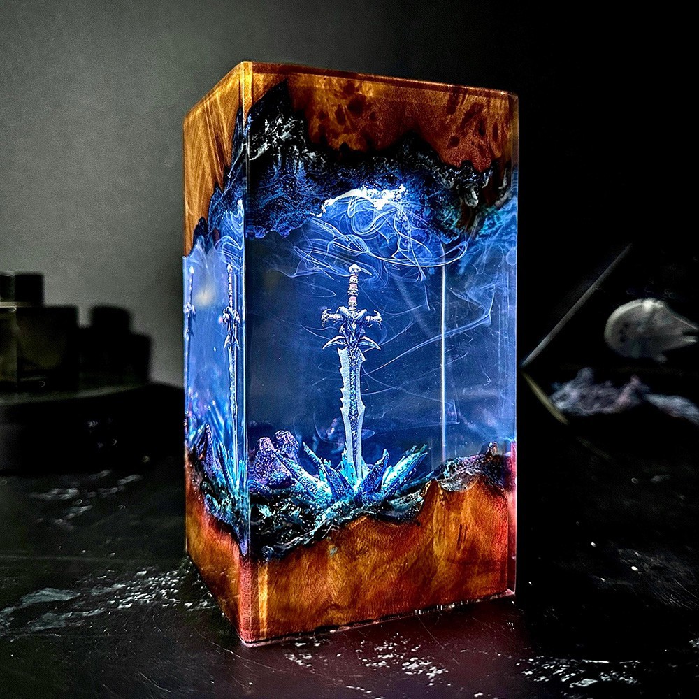 Série magique en bois massif,  - Resin Art Design For Wedding avis et prix