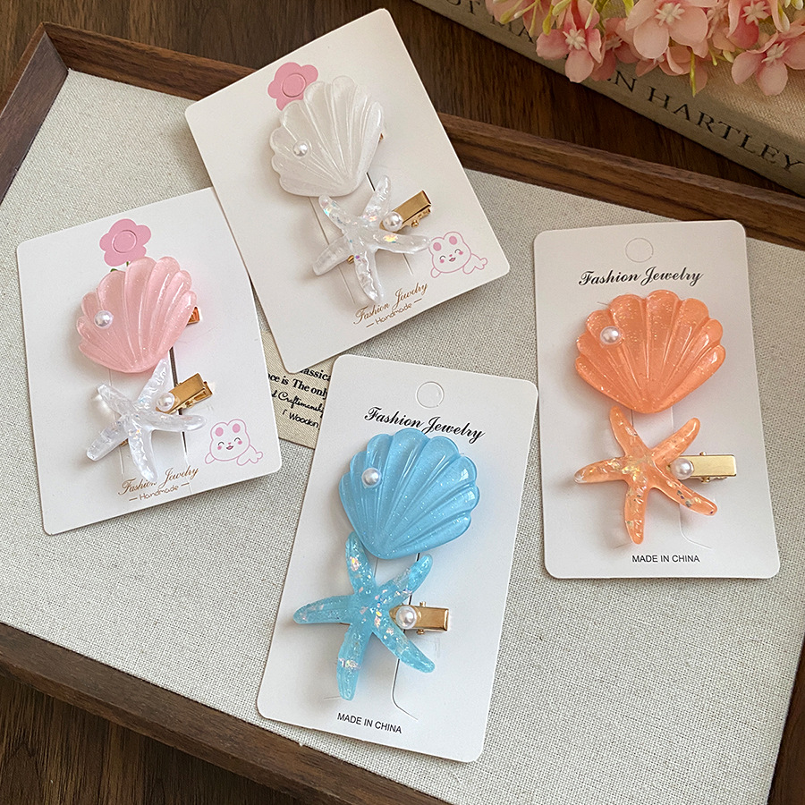 Lot de 2 pinces à cheveux en r - Resin Art Beach Theme avis et prix