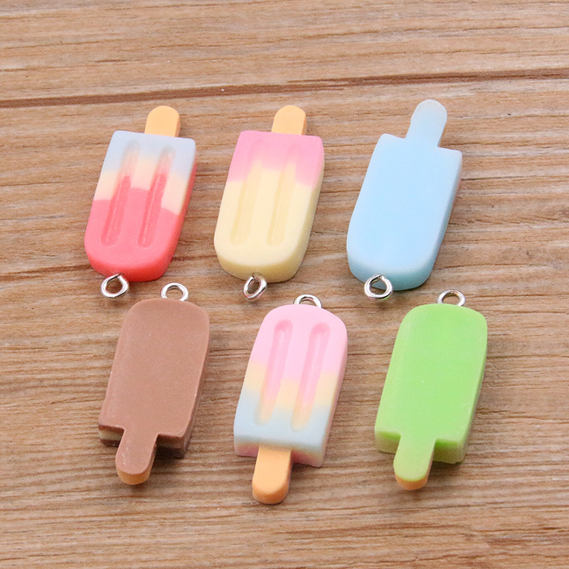 6 Breloques en résine dégradée - Resin Art Accessories avis et prix