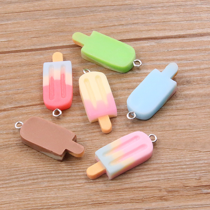 6 Breloques en résine dégradée - Resin Art Accessories avis et prix