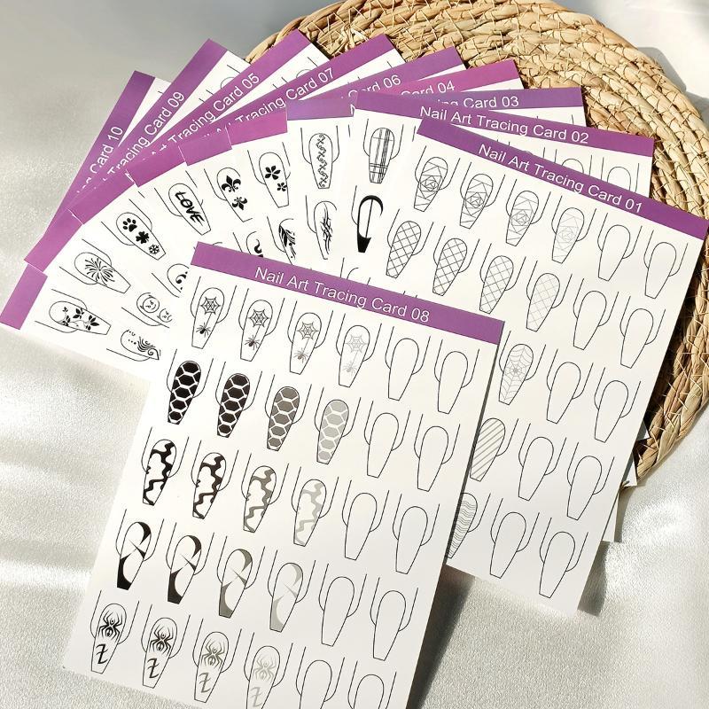 Lot de 10 pochoirs de pratique - Resin Art Learning avis et prix