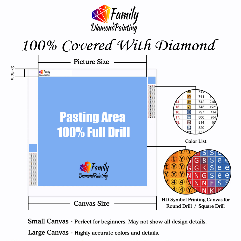 Diamant peinture famille color - Resin Art Painting avis et prix