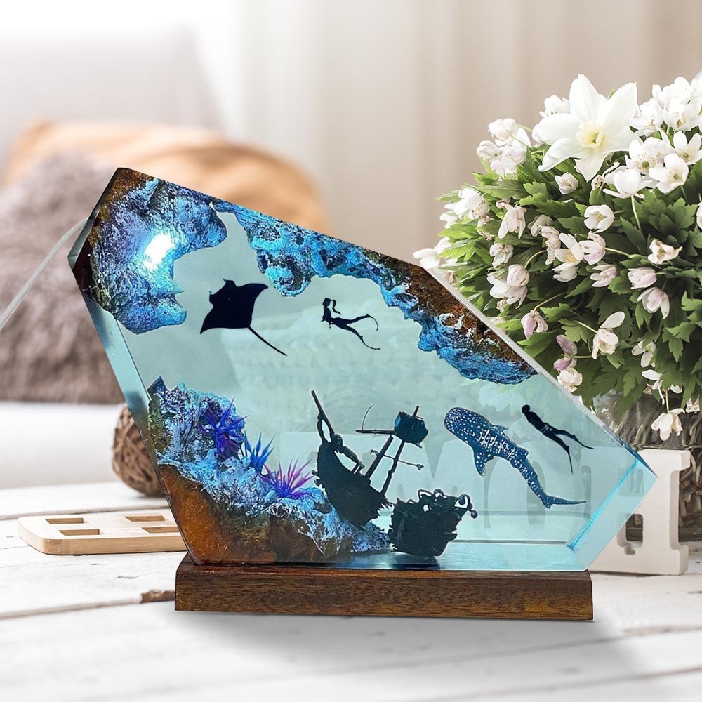 Résine Marine bois Art lumines - Resin Art Design For Wedding avis et prix