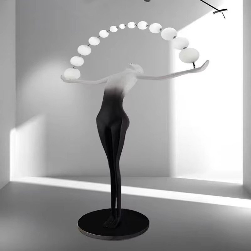 Grand lampadaire LED, Statue d - Resin Art Materials Wholesale avis et prix