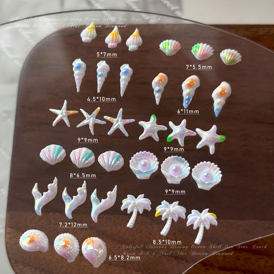 50 pièces de strass pour ongle - Resin Art Beach Theme avis et prix