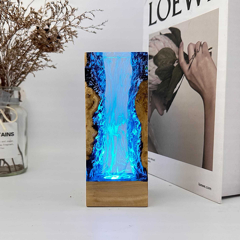 Lampe de table créative en rés - Resin Art Lamp avis et prix