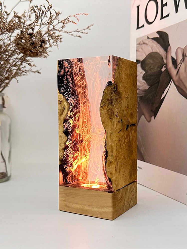 Lampe de table créative en rés - Resin Art Lamp avis et prix