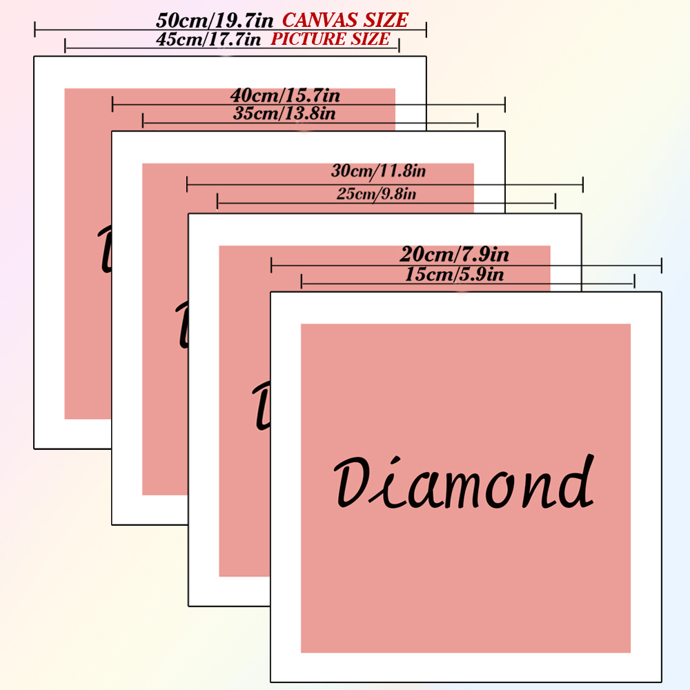 Rose diamant peinture plein ca - Resin Art Canvas avis et prix