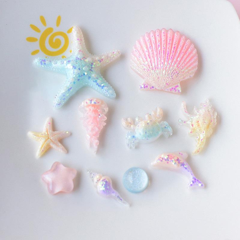 10 Breloques en résine sur le  - Resin Art Beach Theme avis et prix