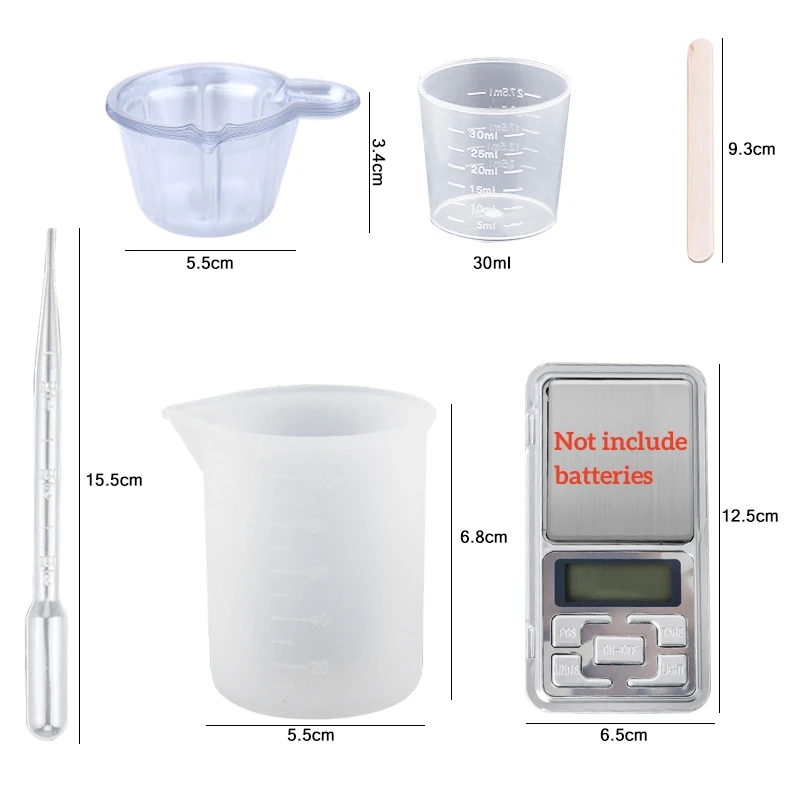 Kit de résine époxy transparen - Resin Mixing Cup avis et prix