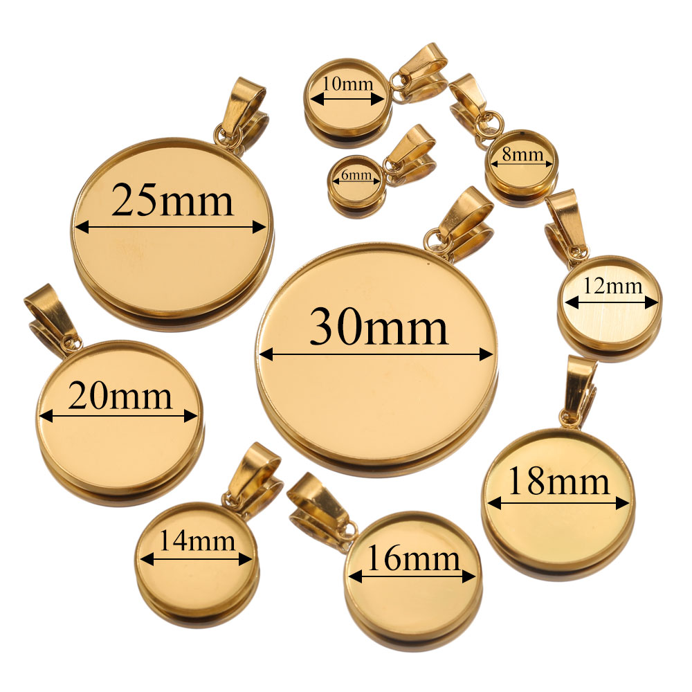 Pendentifs dorés en acier inox - Resin Art Kits For Adults avis et prix