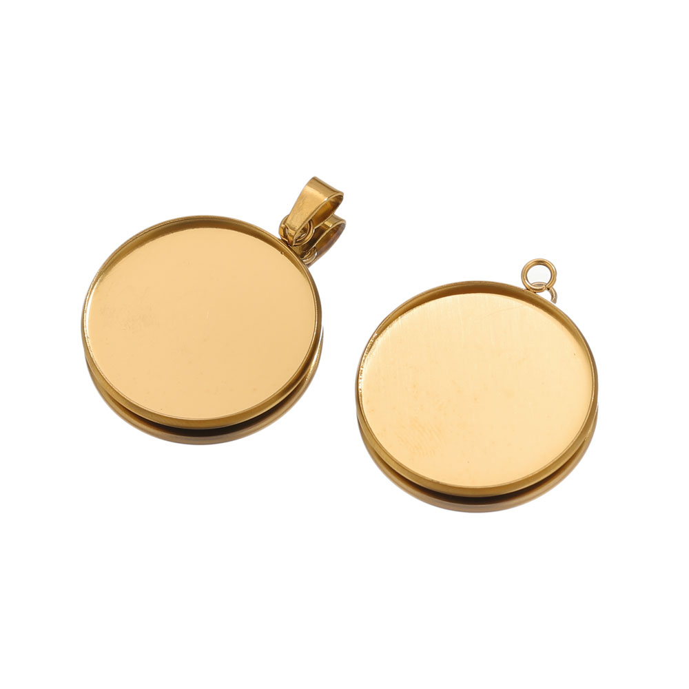 Pendentifs dorés en acier inox - Resin Art Kits For Adults avis et prix