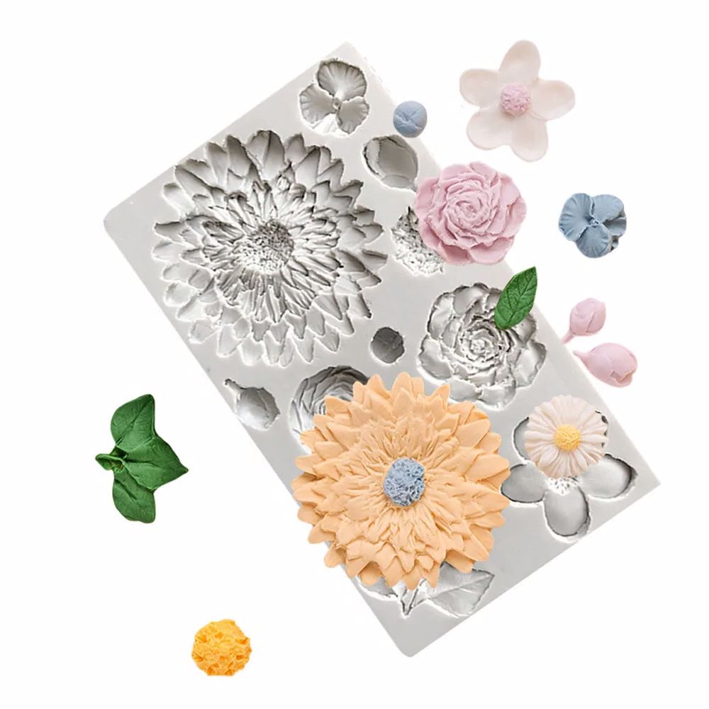 Moule à Fondant en Silicone, p - Resin Art Rose Petals avis et prix