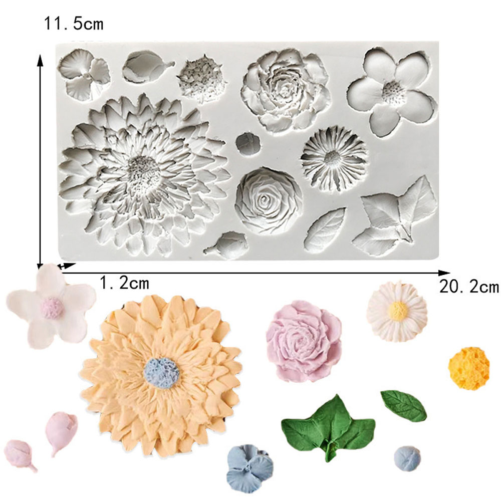 Moule à Fondant en Silicone, p - Resin Art Rose Petals avis et prix