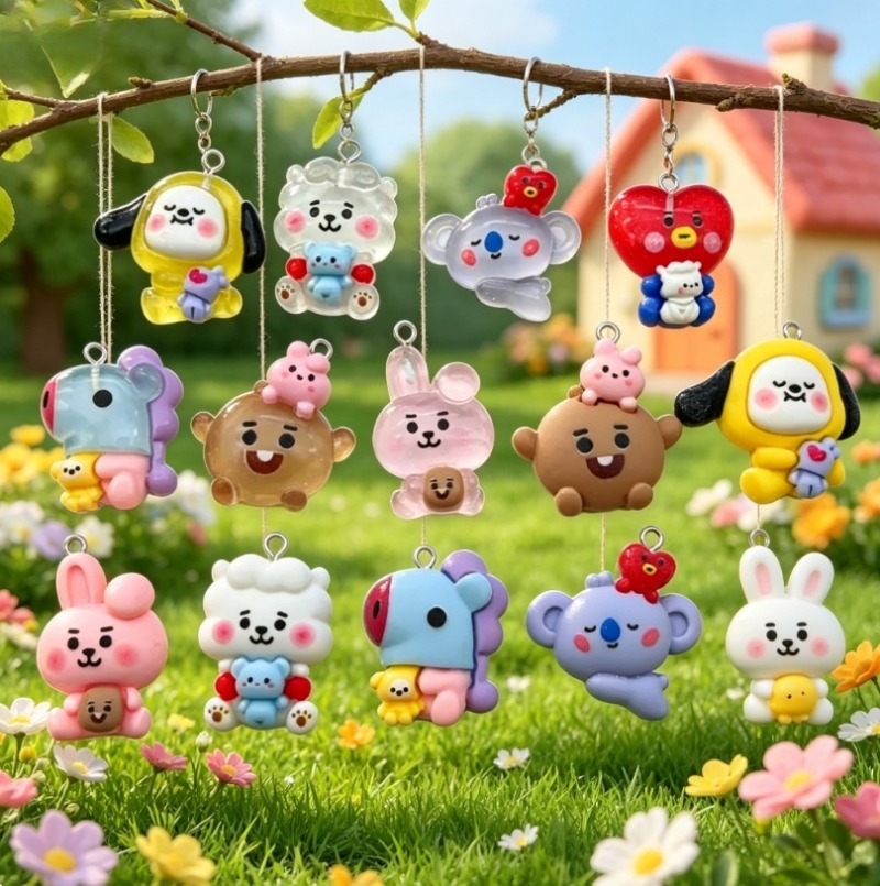 Breloques en résine BT21, 7 pi - Resin Art Kits For Adults avis et prix