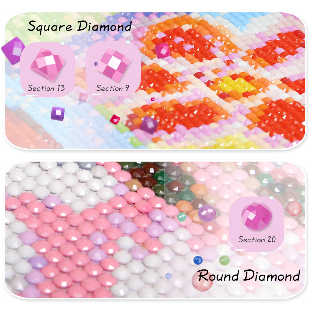 Peinture diamantée sans cadre, - Resin Art Painting avis et prix