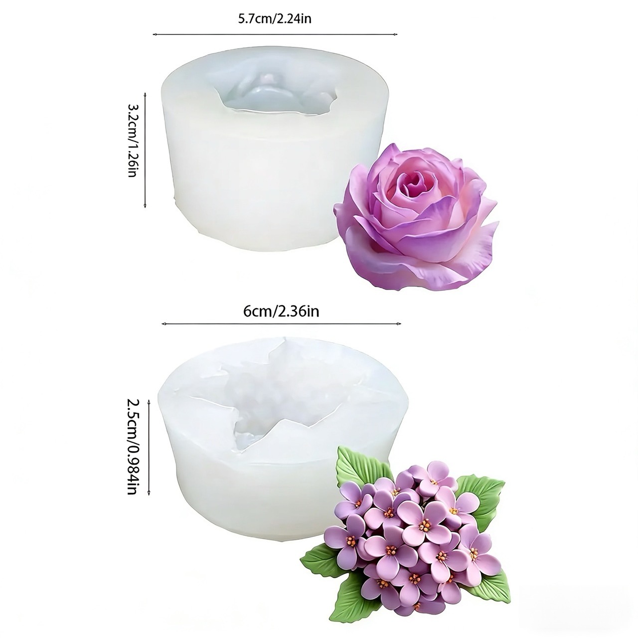 2 morceaux de moules en silico - Resin Art Design For Wedding avis et prix