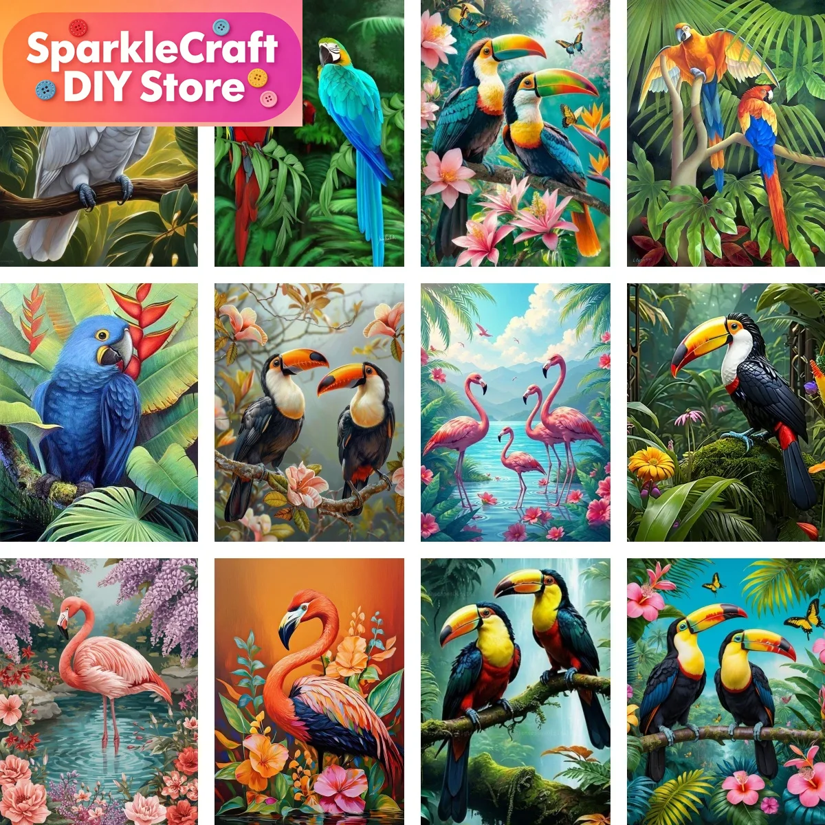 1 pièce Peinture diamant sans  - Resin Art Canvas avis et prix