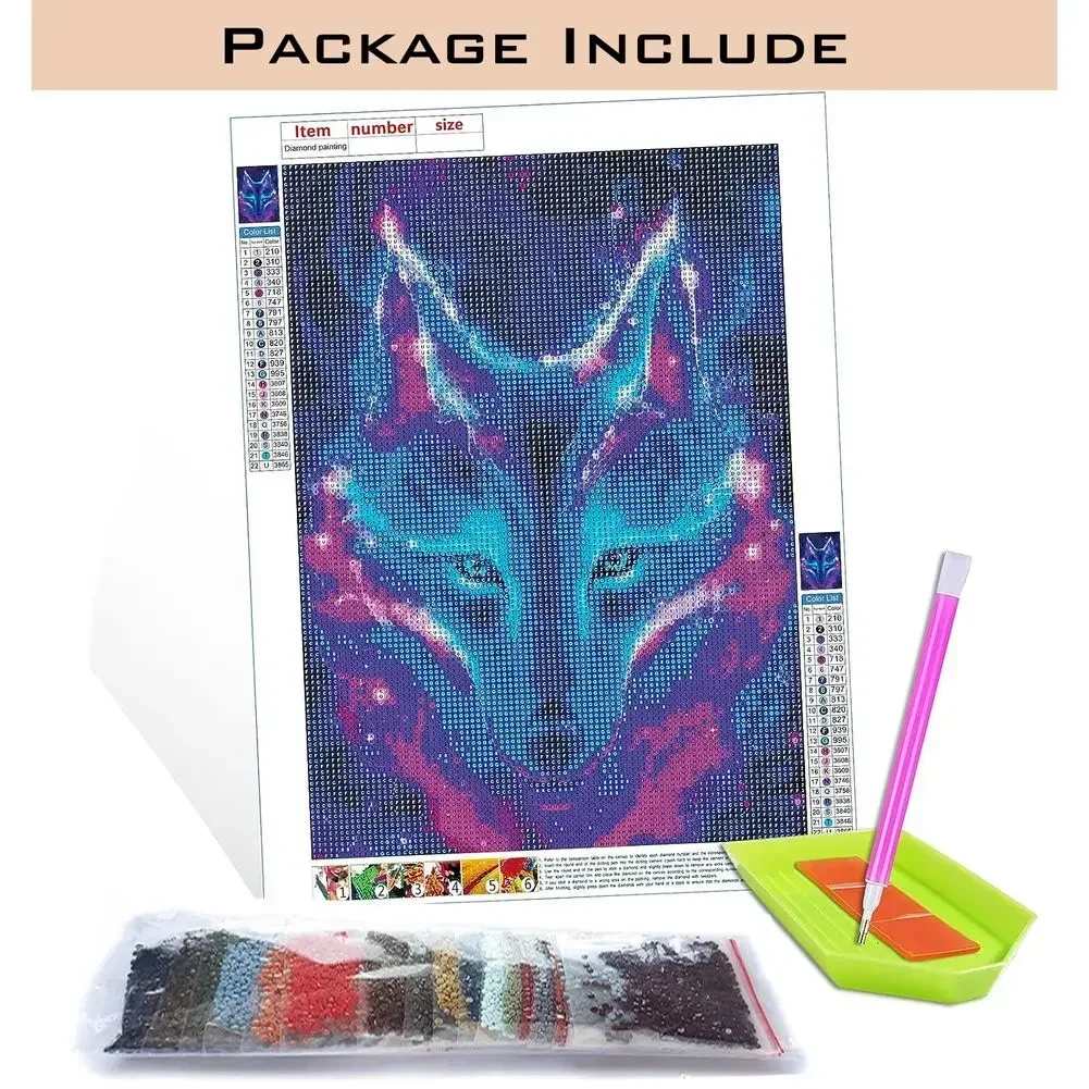 1 pièce Peinture diamant sans  - Resin Art Canvas avis et prix
