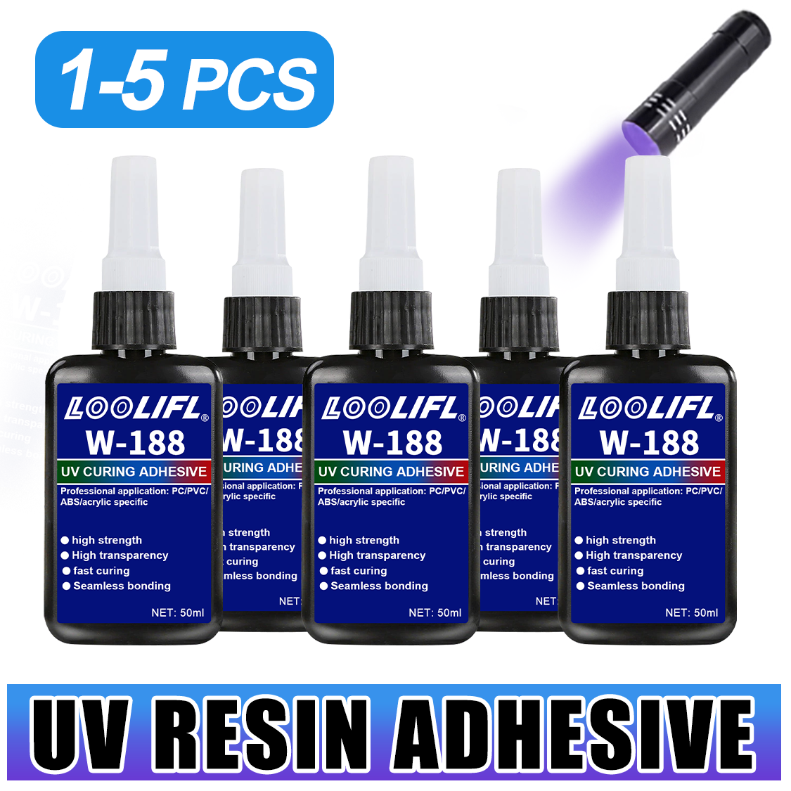 LOOLIFL 188 Colle Résine UV Ul - Resin Art Lamp avis et prix