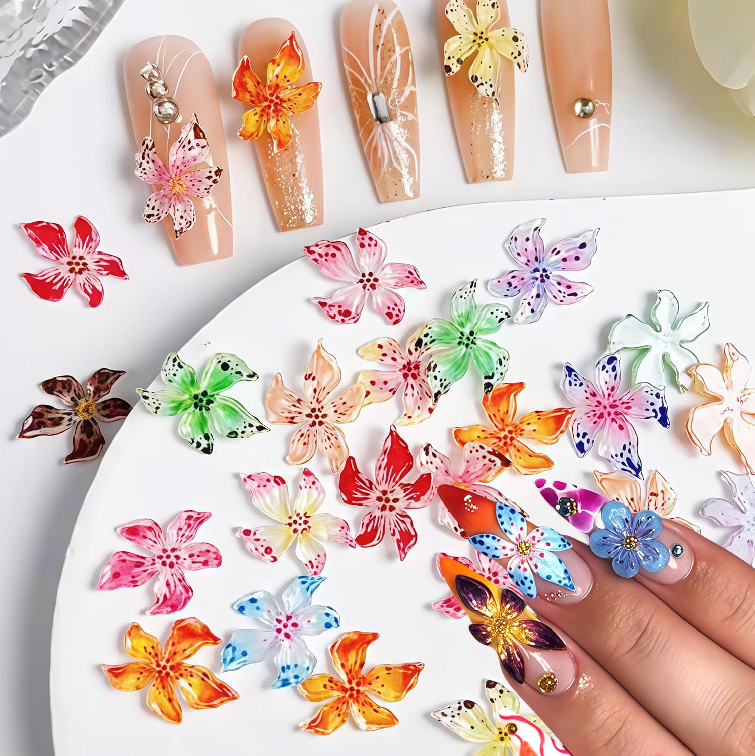 20/40/60/80 pièces fleur de cr - Resin Art Rose Petals avis et prix