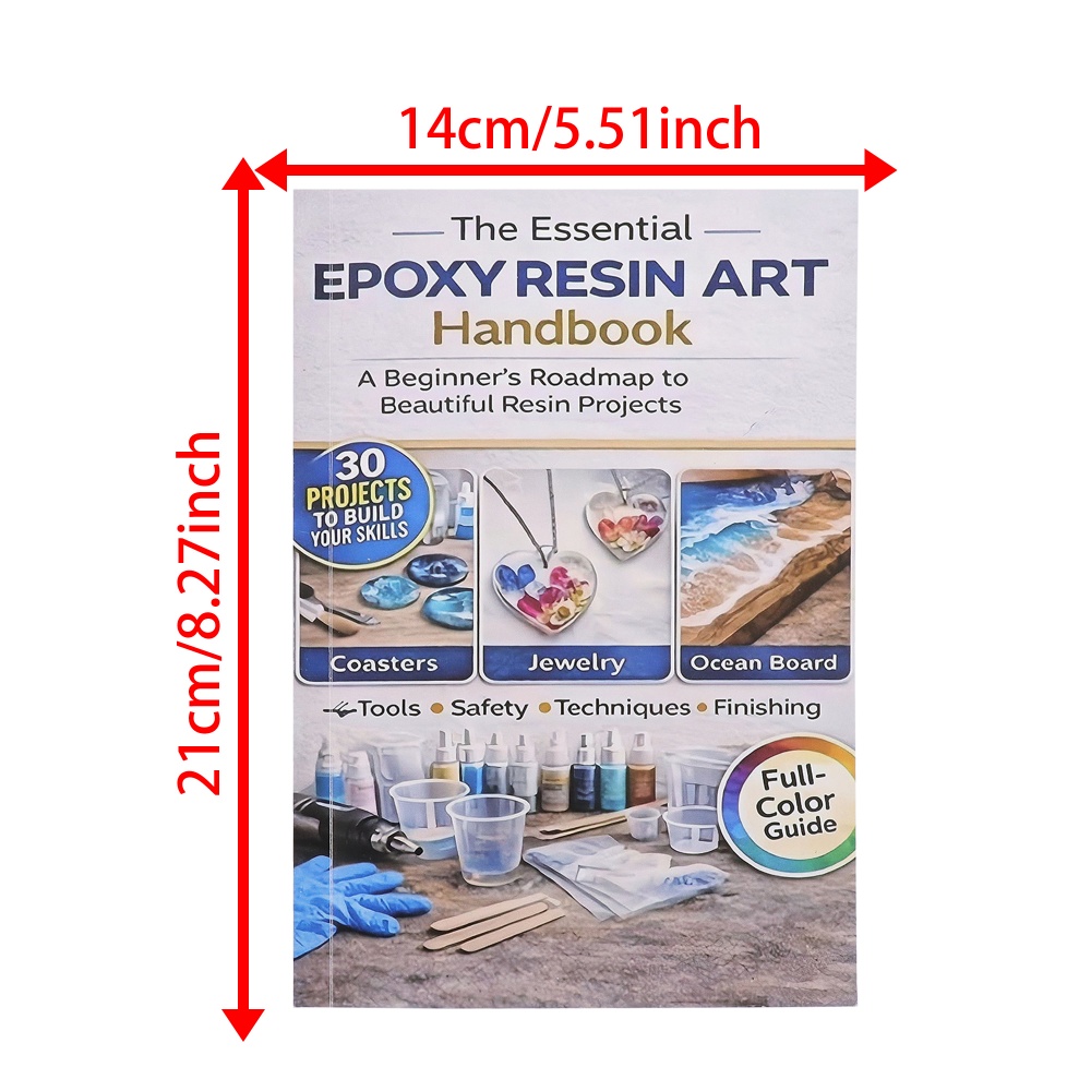 Livre d'artisanat en résine ép - Resin Art Learning avis et prix