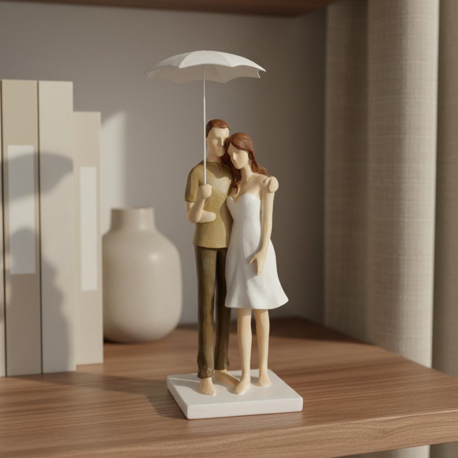 Statue d'Amoureux Sous Paraplu - Resin Art Design For Wedding avis et prix